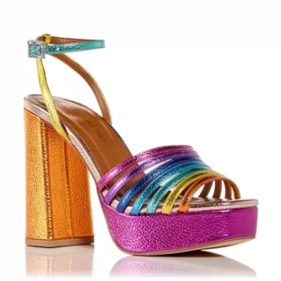 Kurt Geiger Shoes - New KURT GEIGER LONDON Pierra Multicolor Block Heel Platform , EU 37